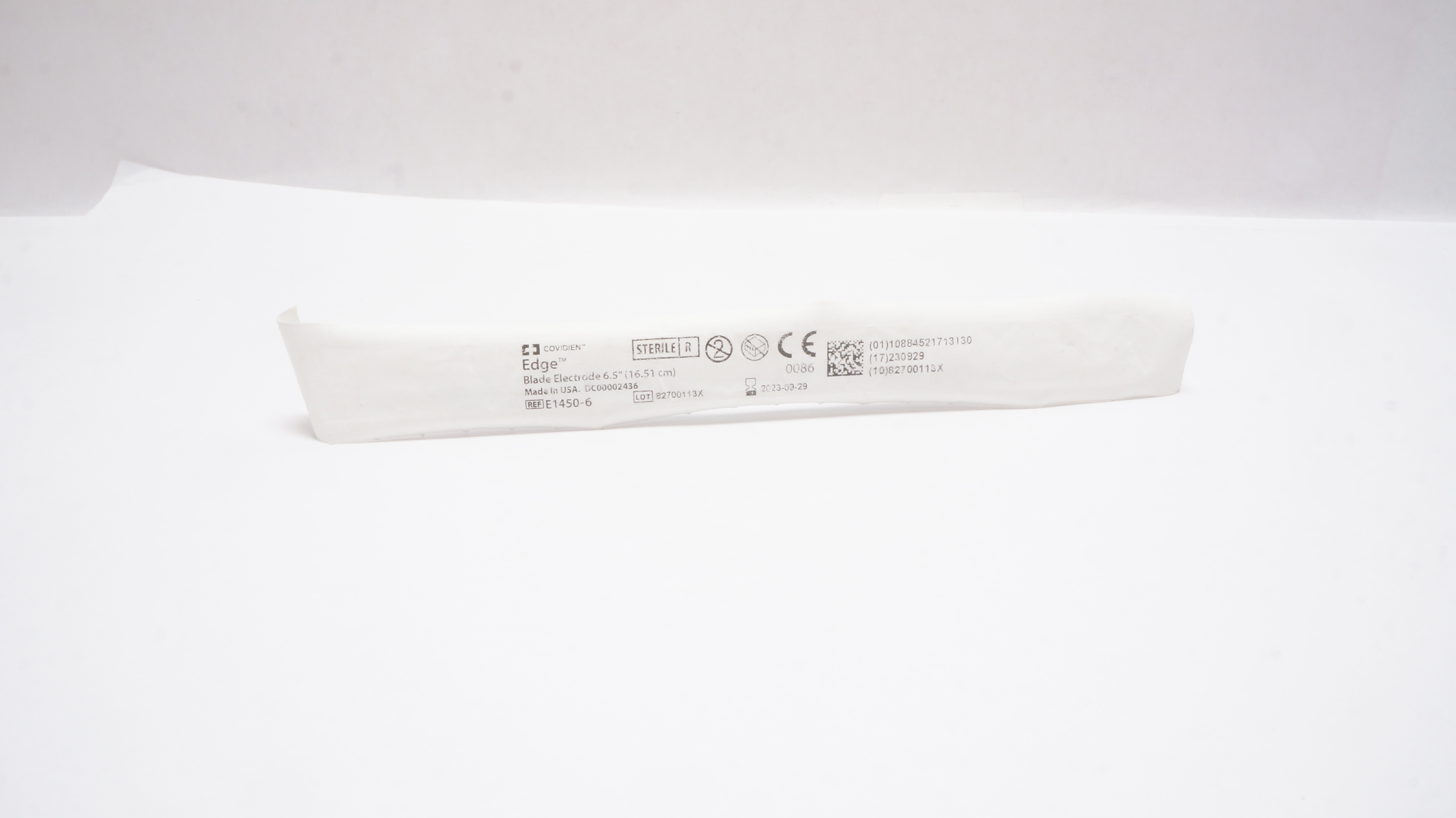 Covidien E1450-6 Edge Blade Electrode 6.5inch