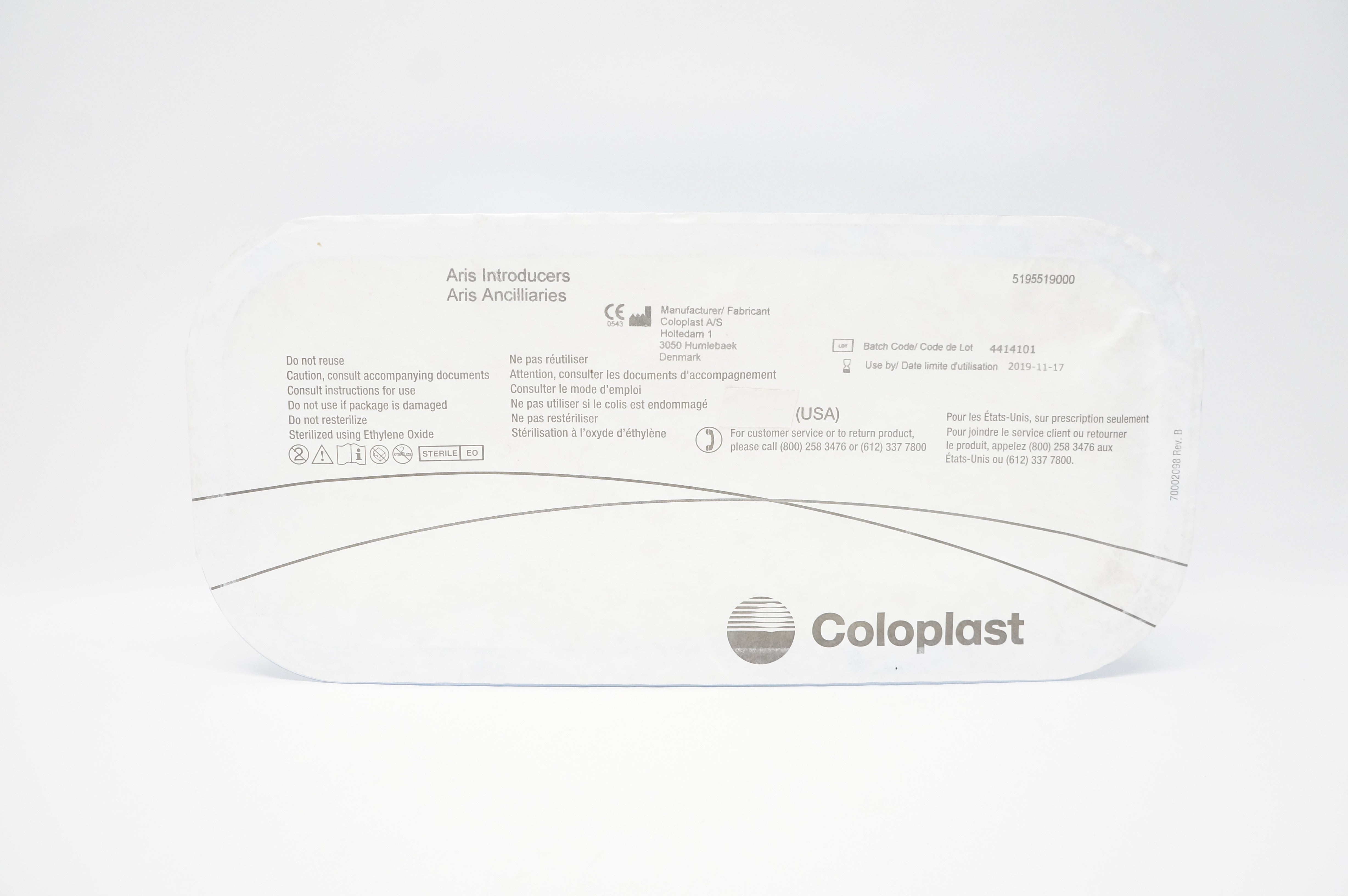 Coloplast 5195519000 Aris Introducers (x)