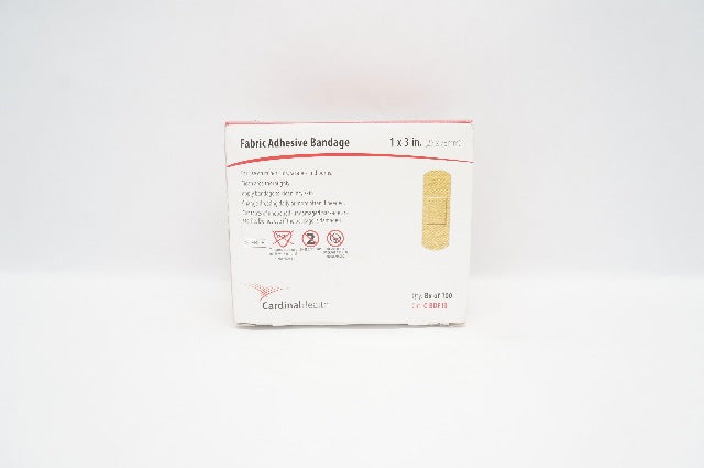 Cardinal Health C-BDF13 Fabric Adhesive Bandage 1inch x 3inch - Box of 100