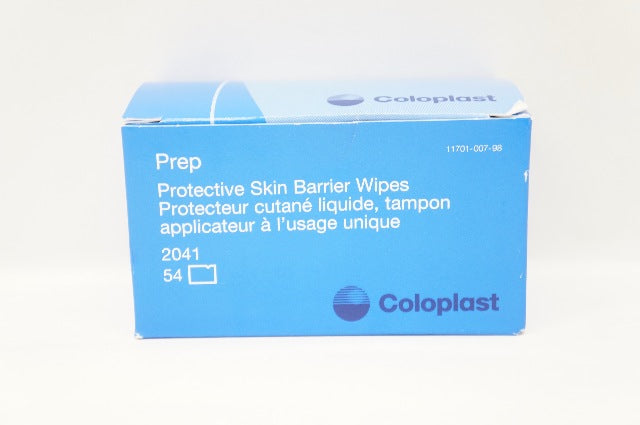 Coloplast 2041 Prep Protective Skin Barrier Wipes - Box of 54