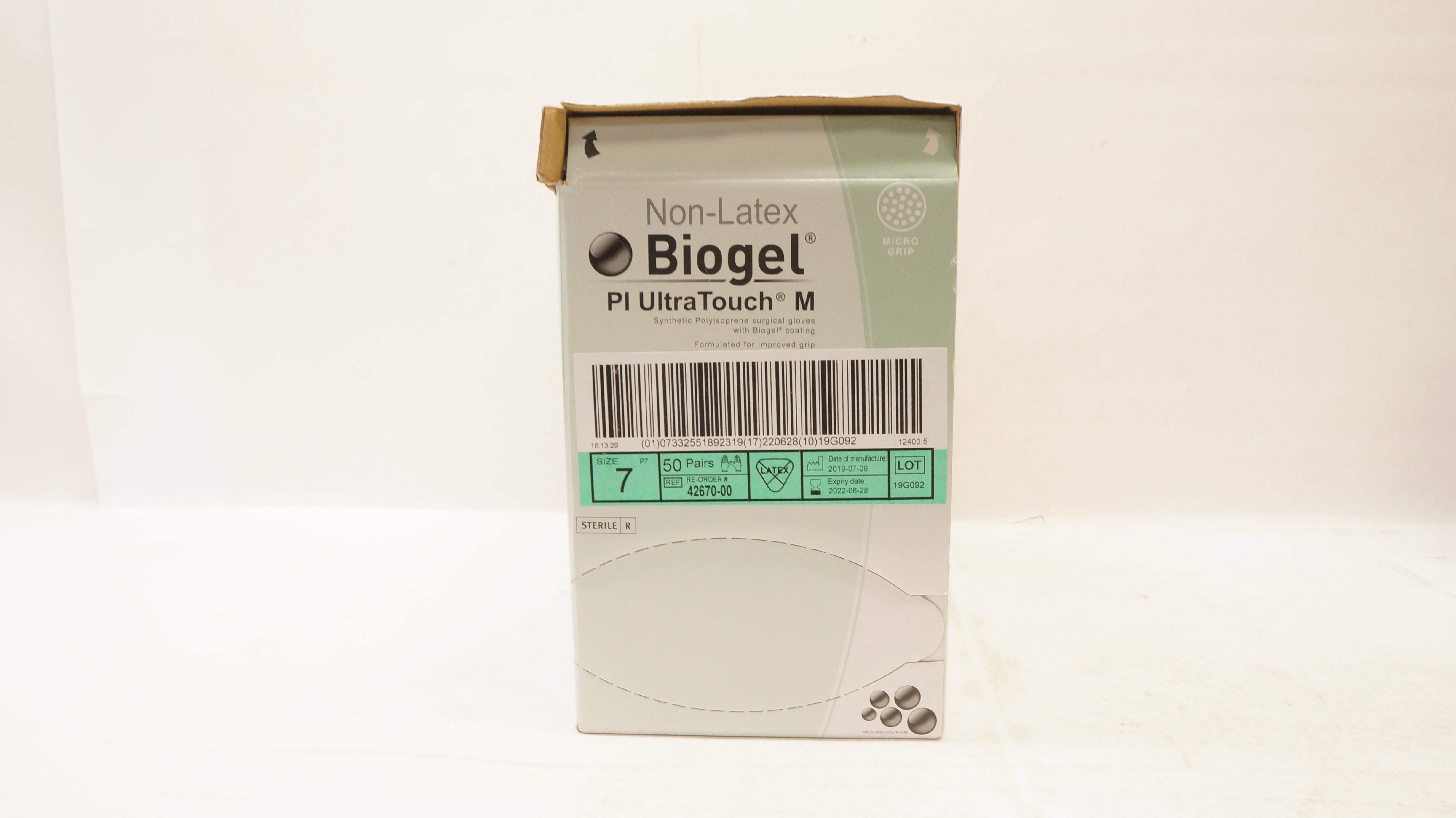 Molnlycke Healthcare 42670-00 Biogel Pl UltraTouch M Gloves 7 (x) - Box of 50