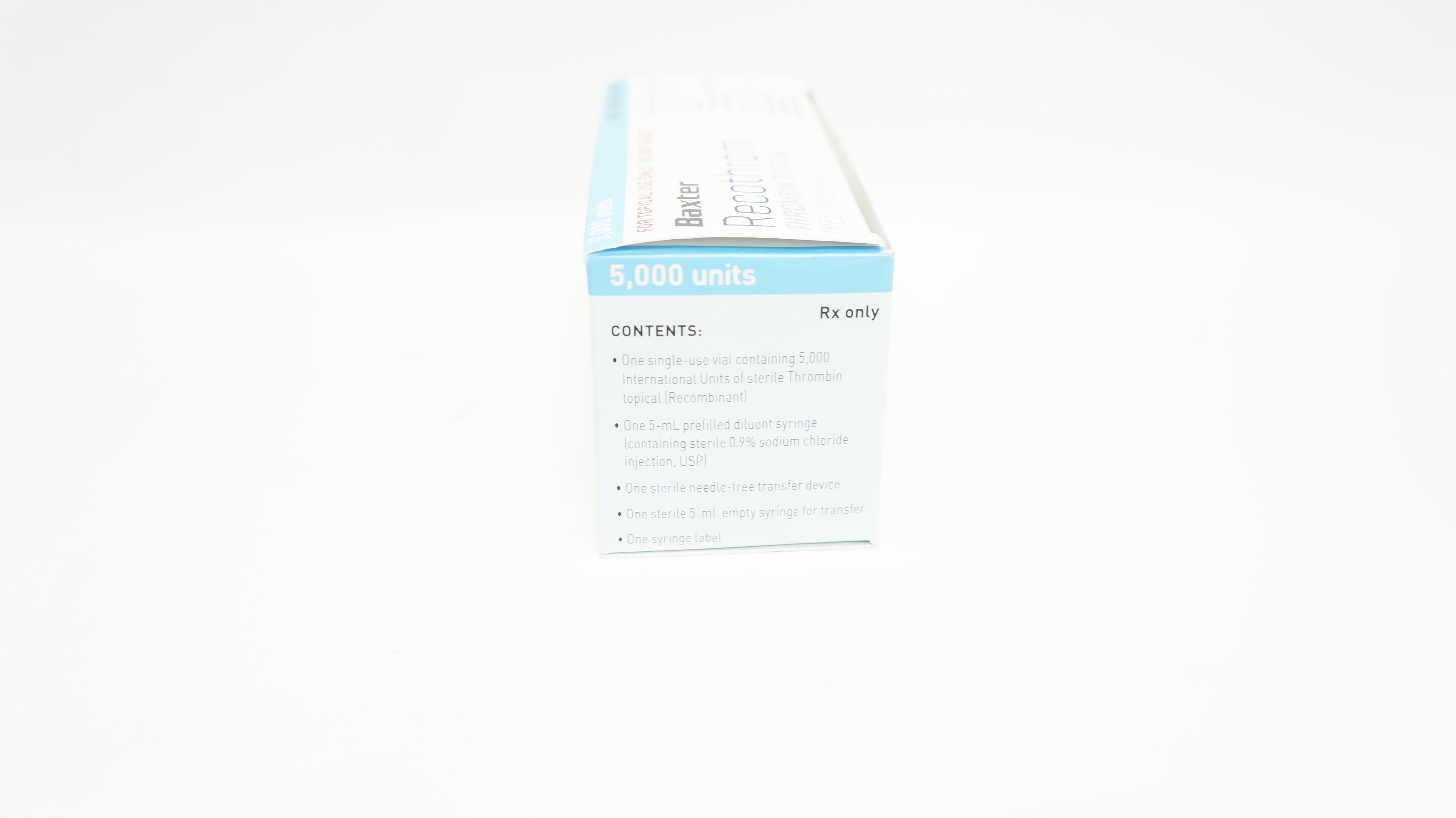 Baxter 0338-0322-01 Recothrom Thrombin Topical - 5.000 Units