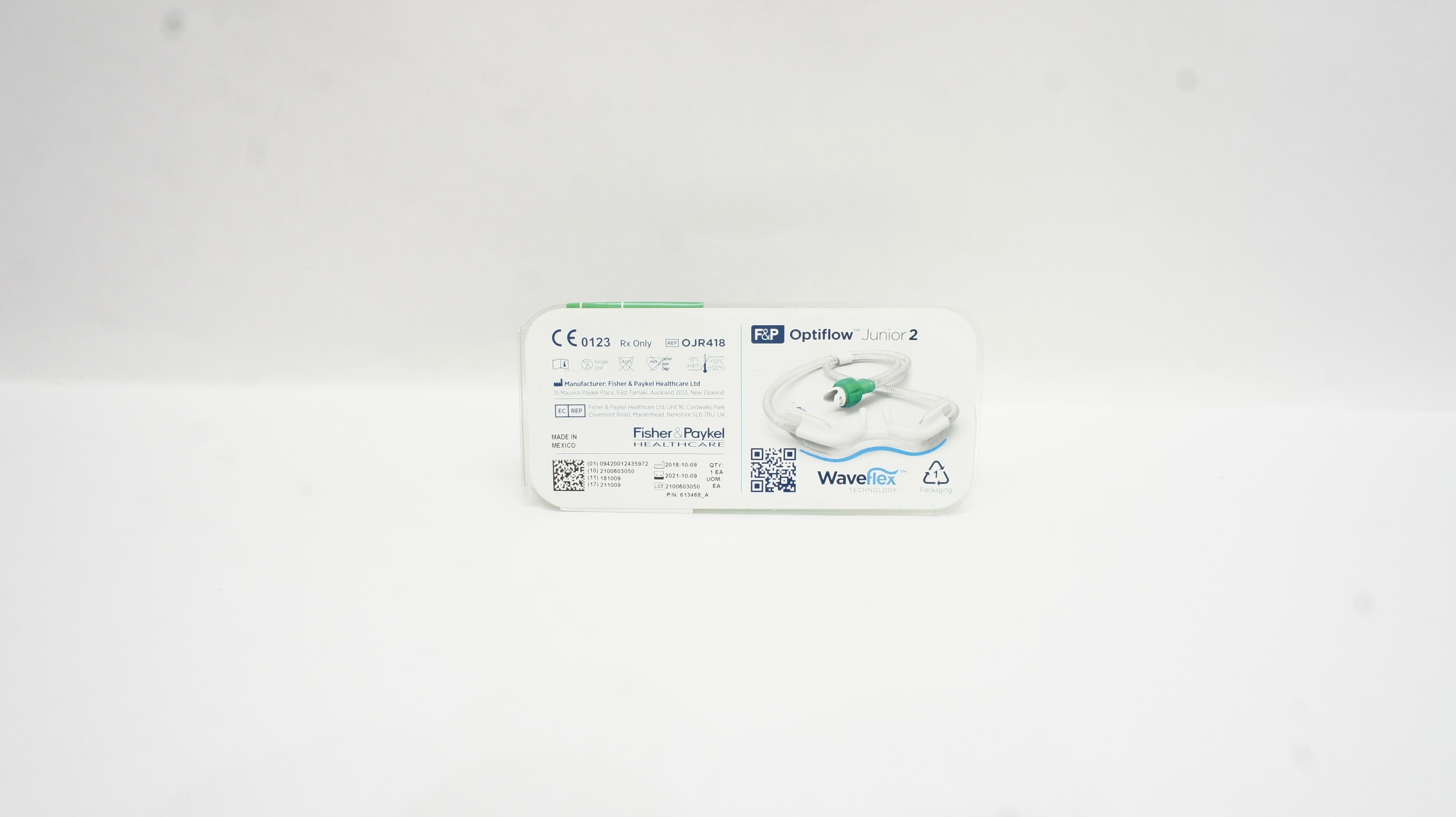 Fisher&Paykel OJR418 Optiflow Junior 2 Nasal Cannula XL WaveFlex Technology (x)
