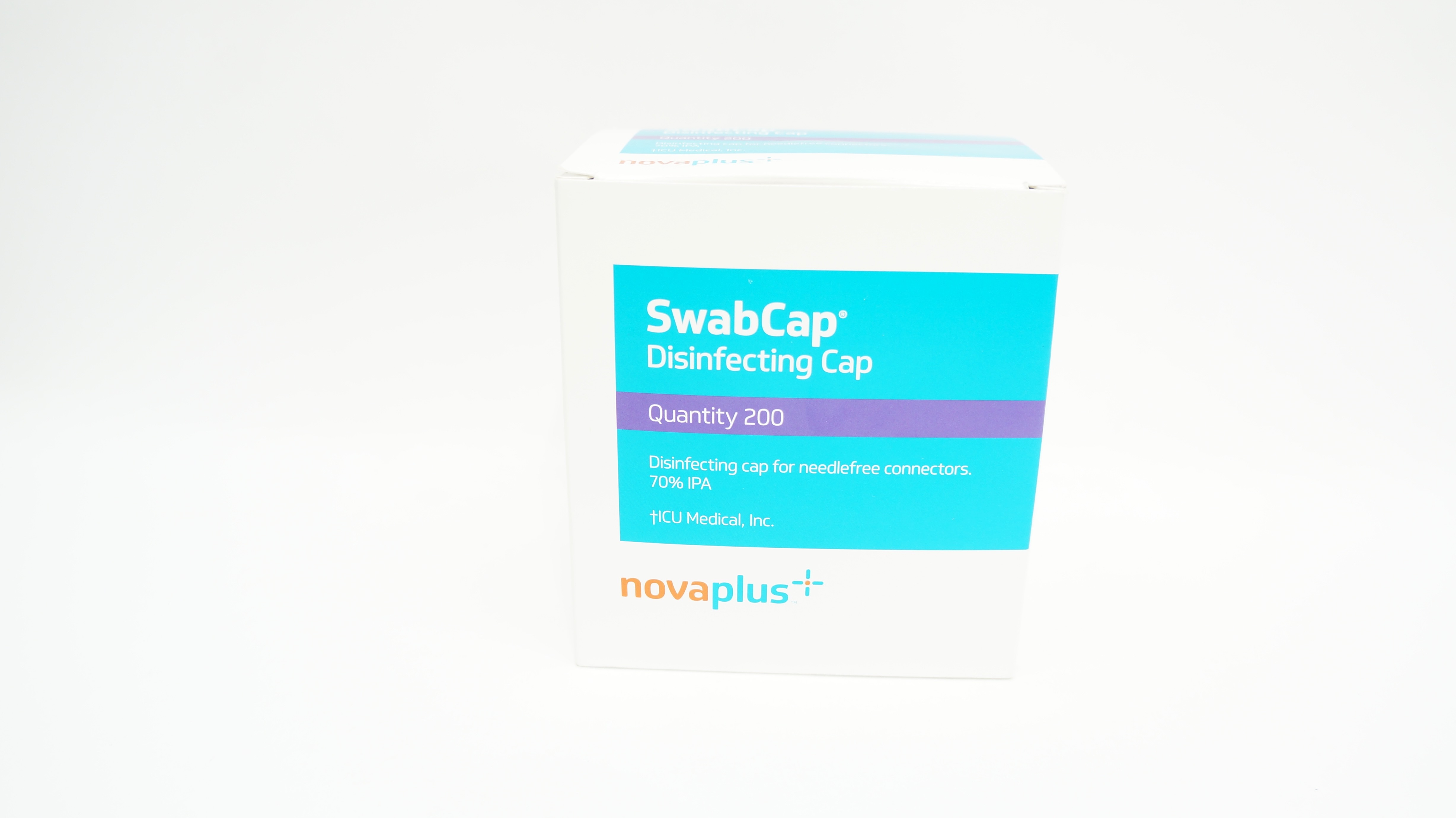 Icu Medical VSC-2000 NovaPlus SwabCap Disinfecting Cap 70% IPA - Box of 122