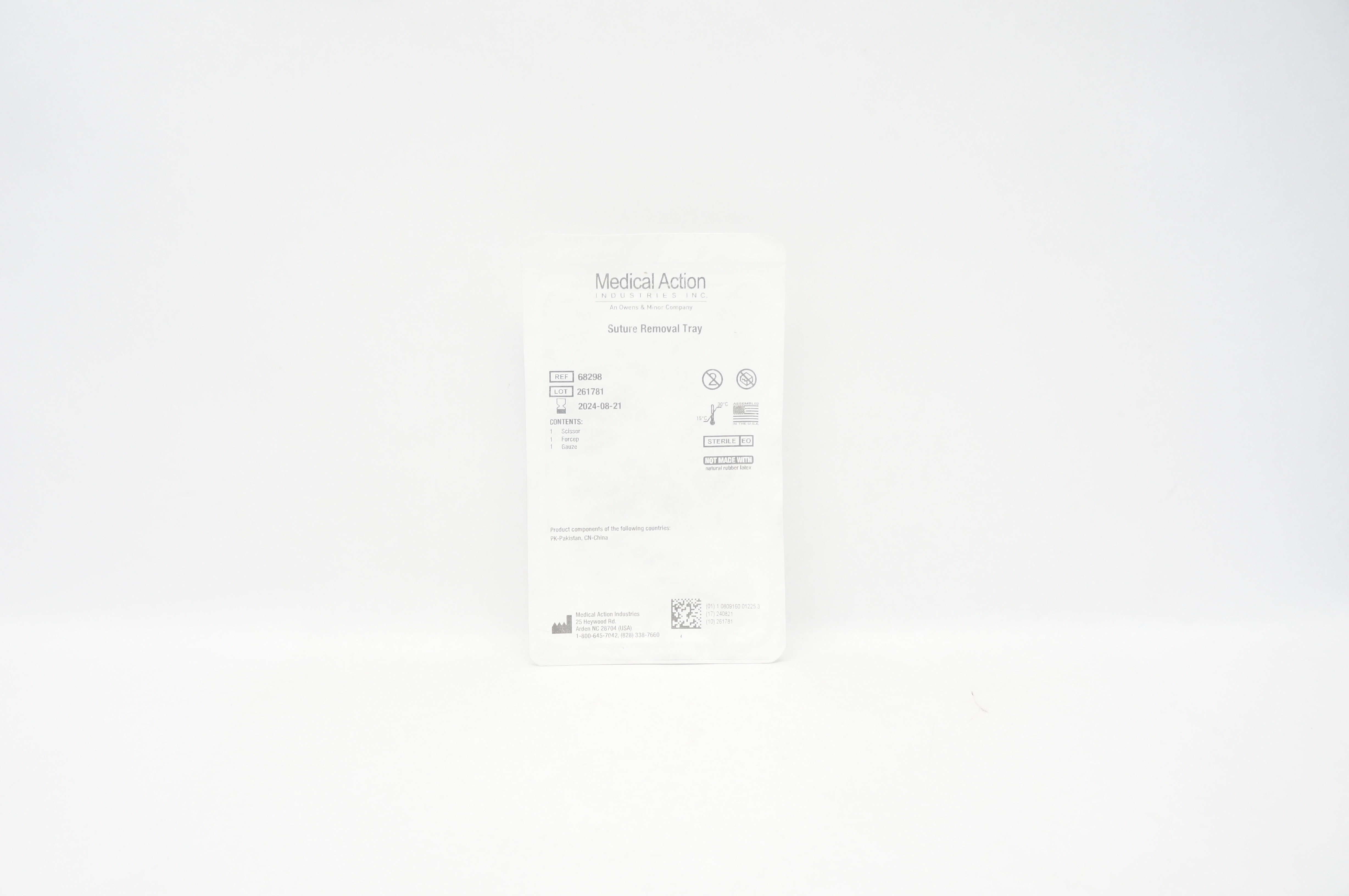 Medical Action 68298 Stre Removal Tray