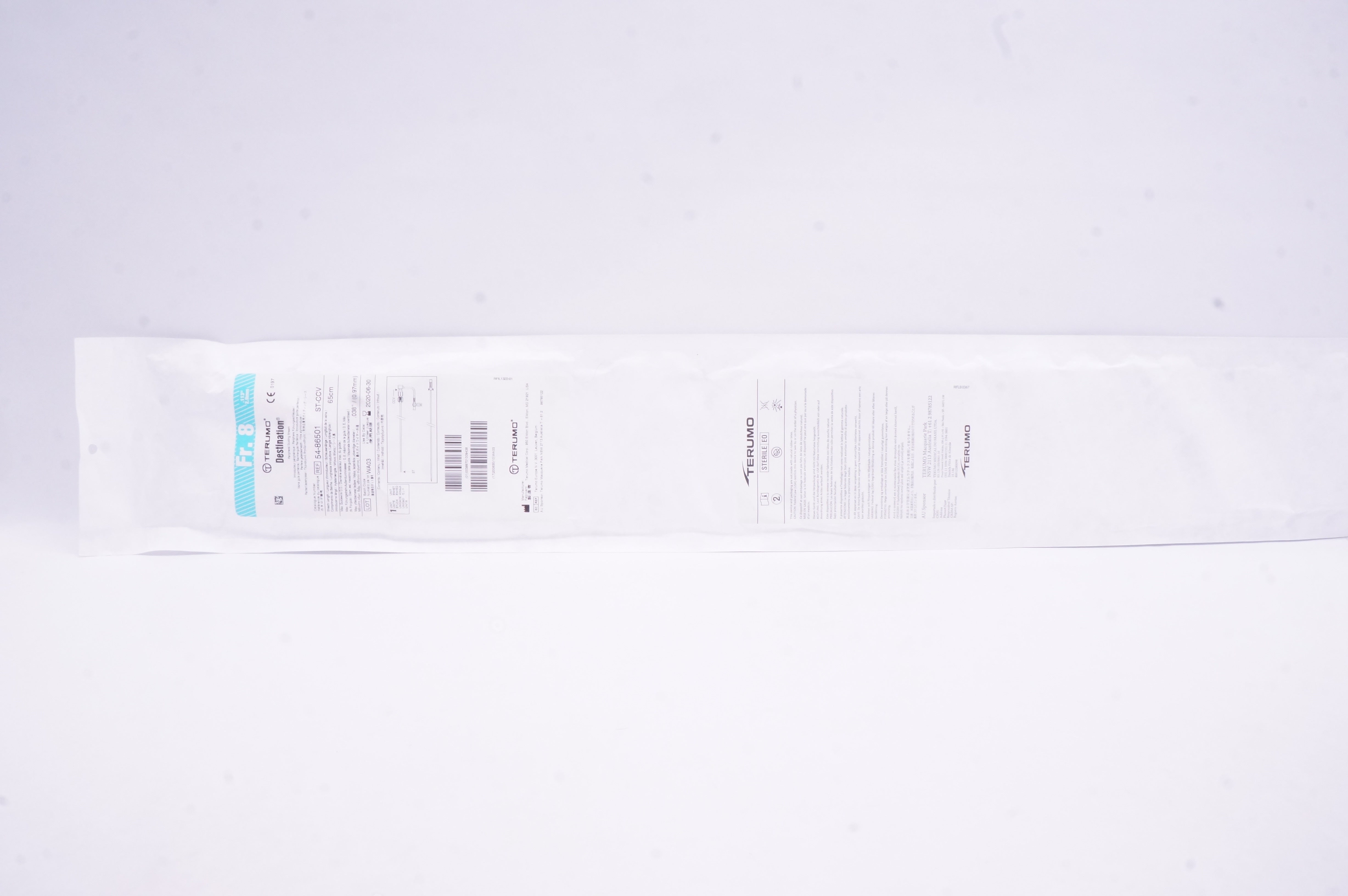 Terumo 5486501 Destination Peripheral Guiding Sheath Fr.8 x 65cm x