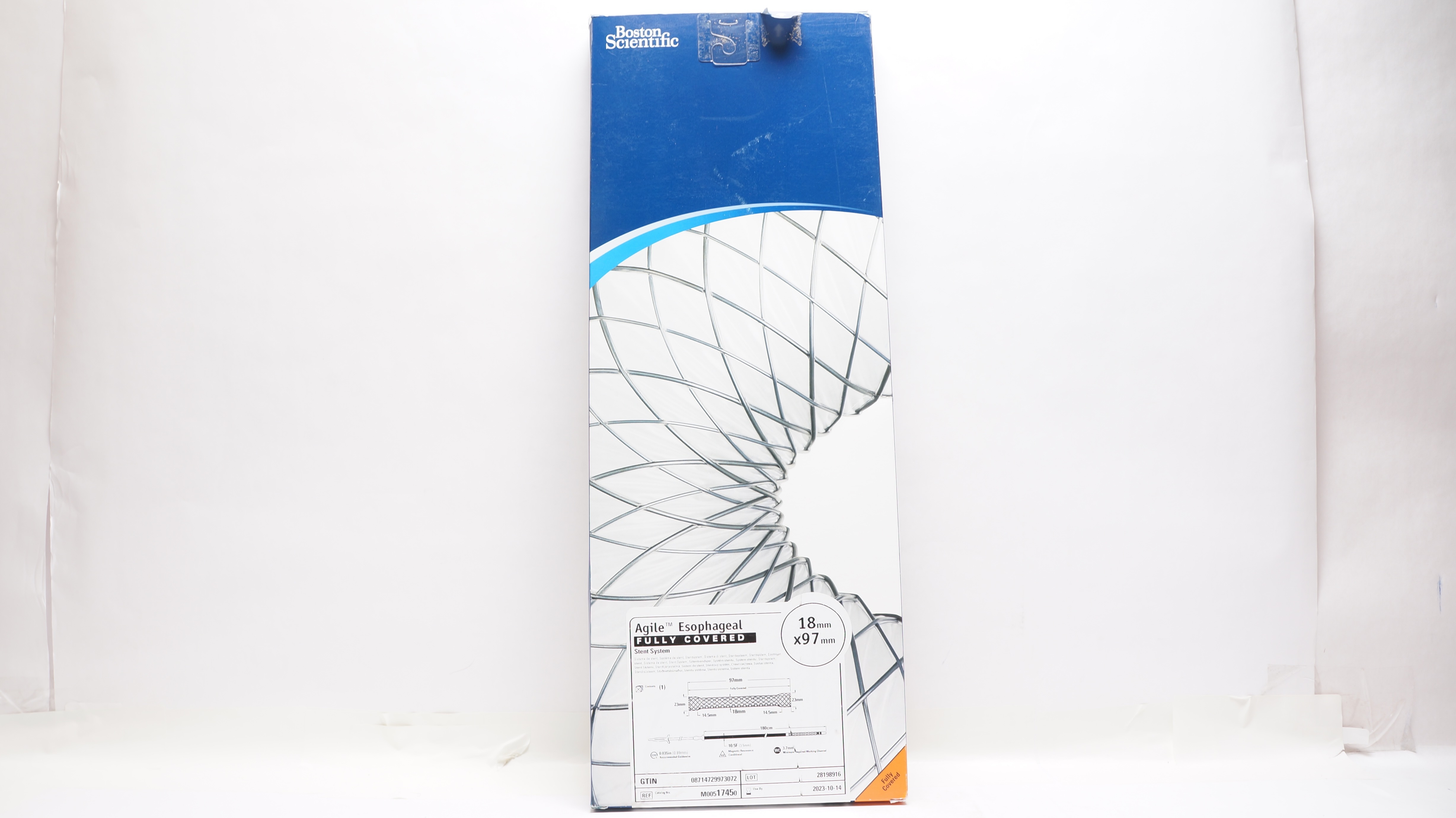Boston Scientific 1745 Agile Esophageal Fully Covered Stent System 18 x 97mm (x)