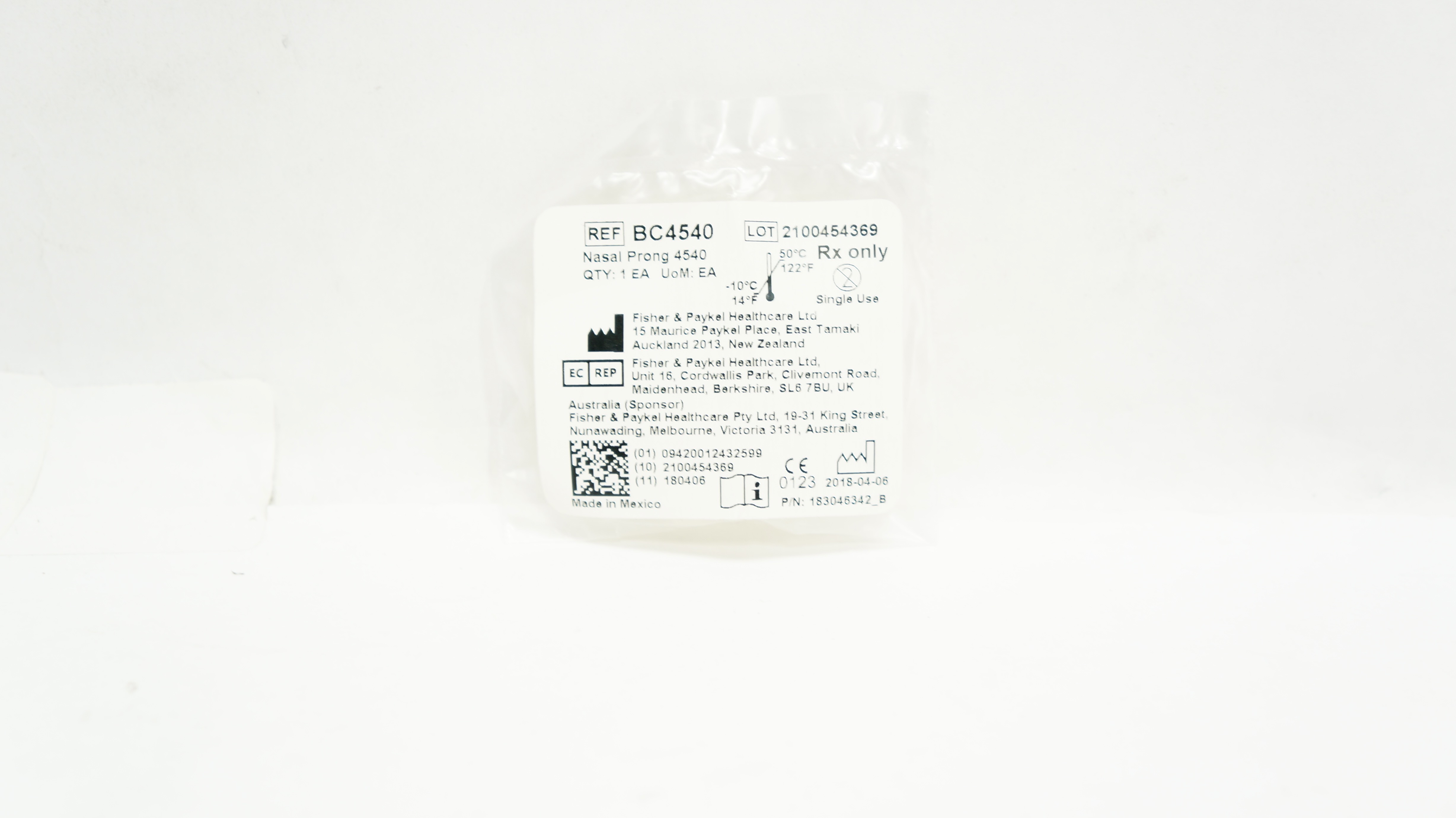 Fisher & Paykel BC4540 Nasal Prong