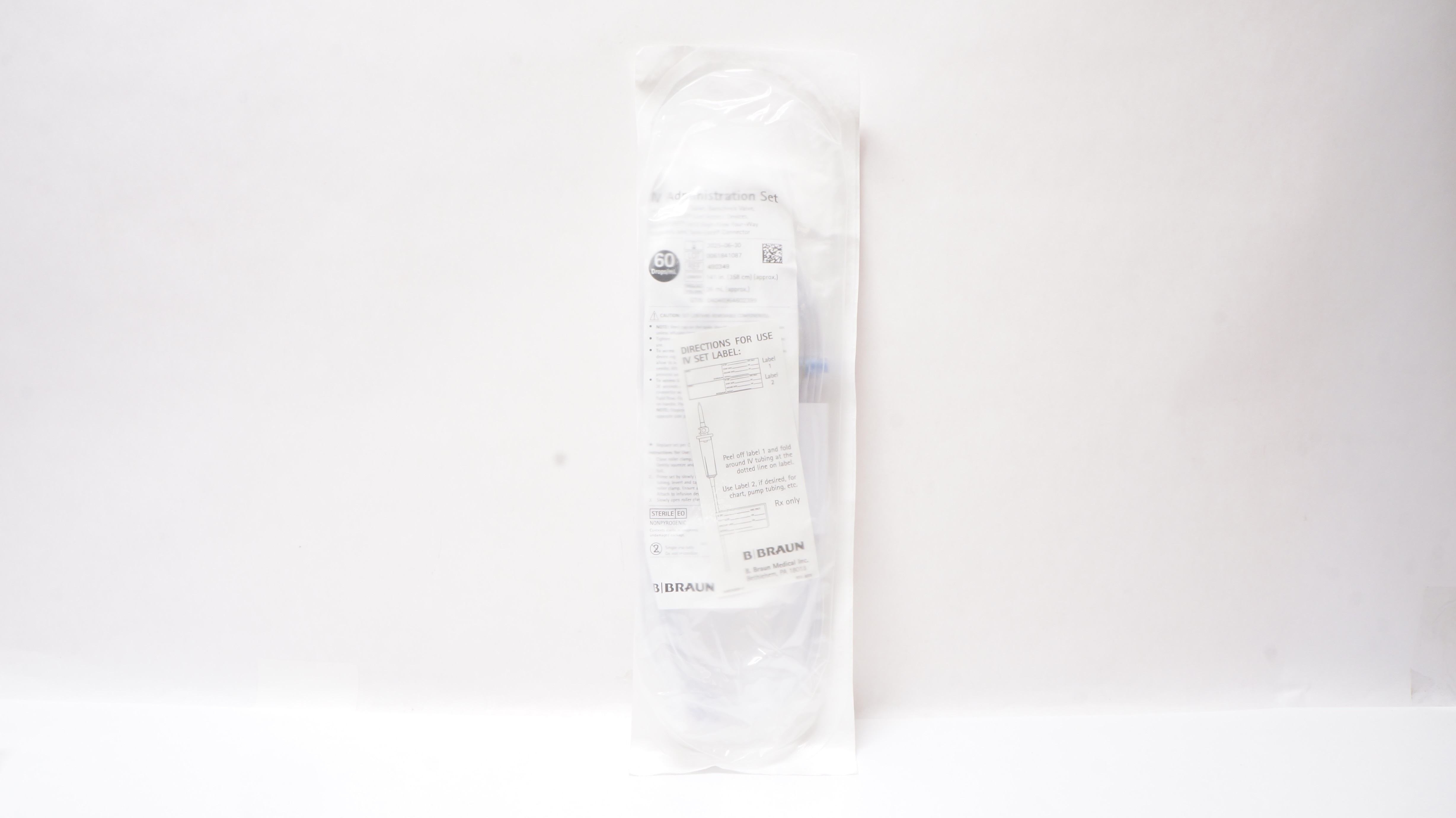 Braun 490349 IV Administration Set 141inch