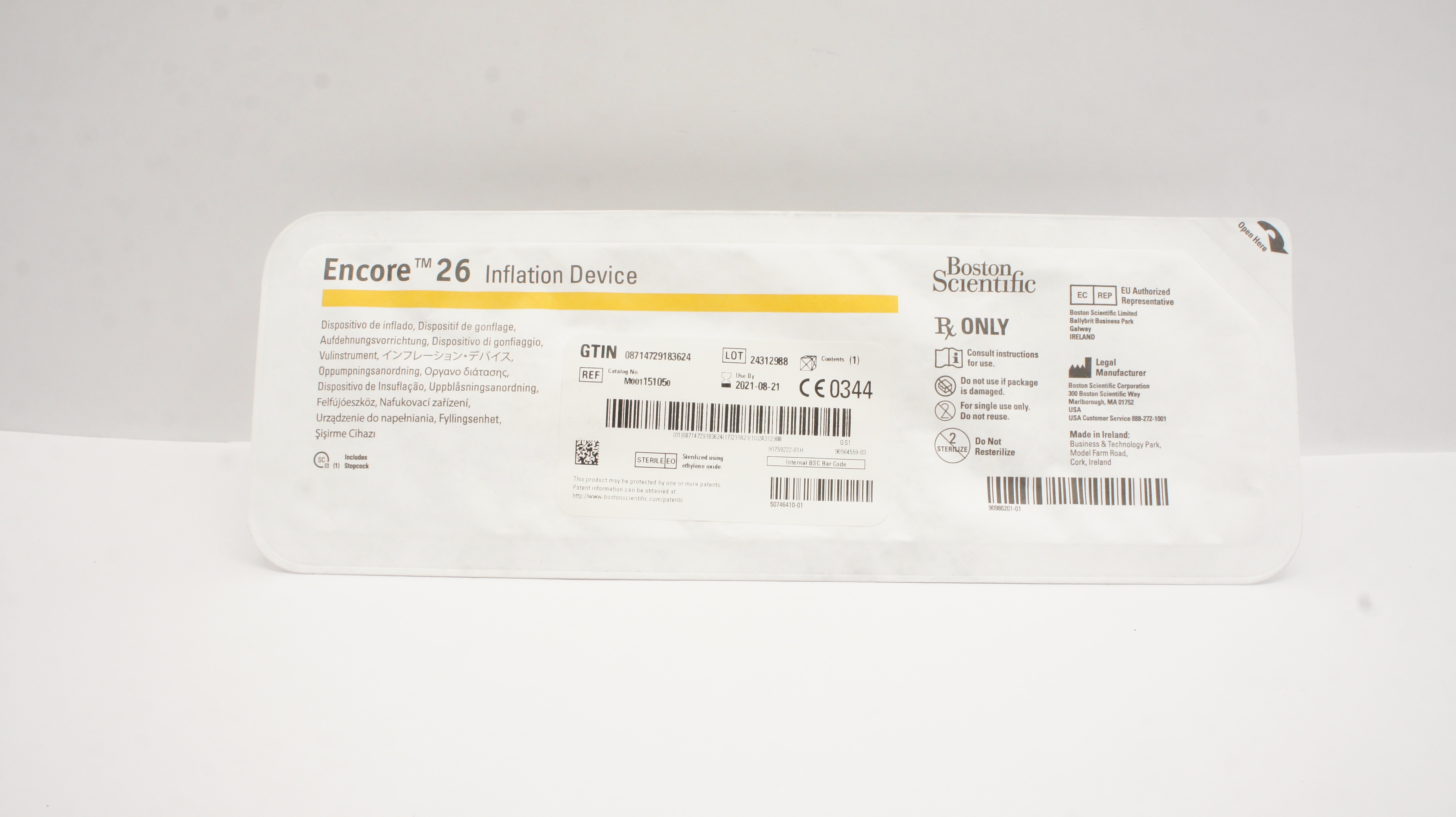 Boston Scientific 15105 Encore 26 Inflation Device (x)