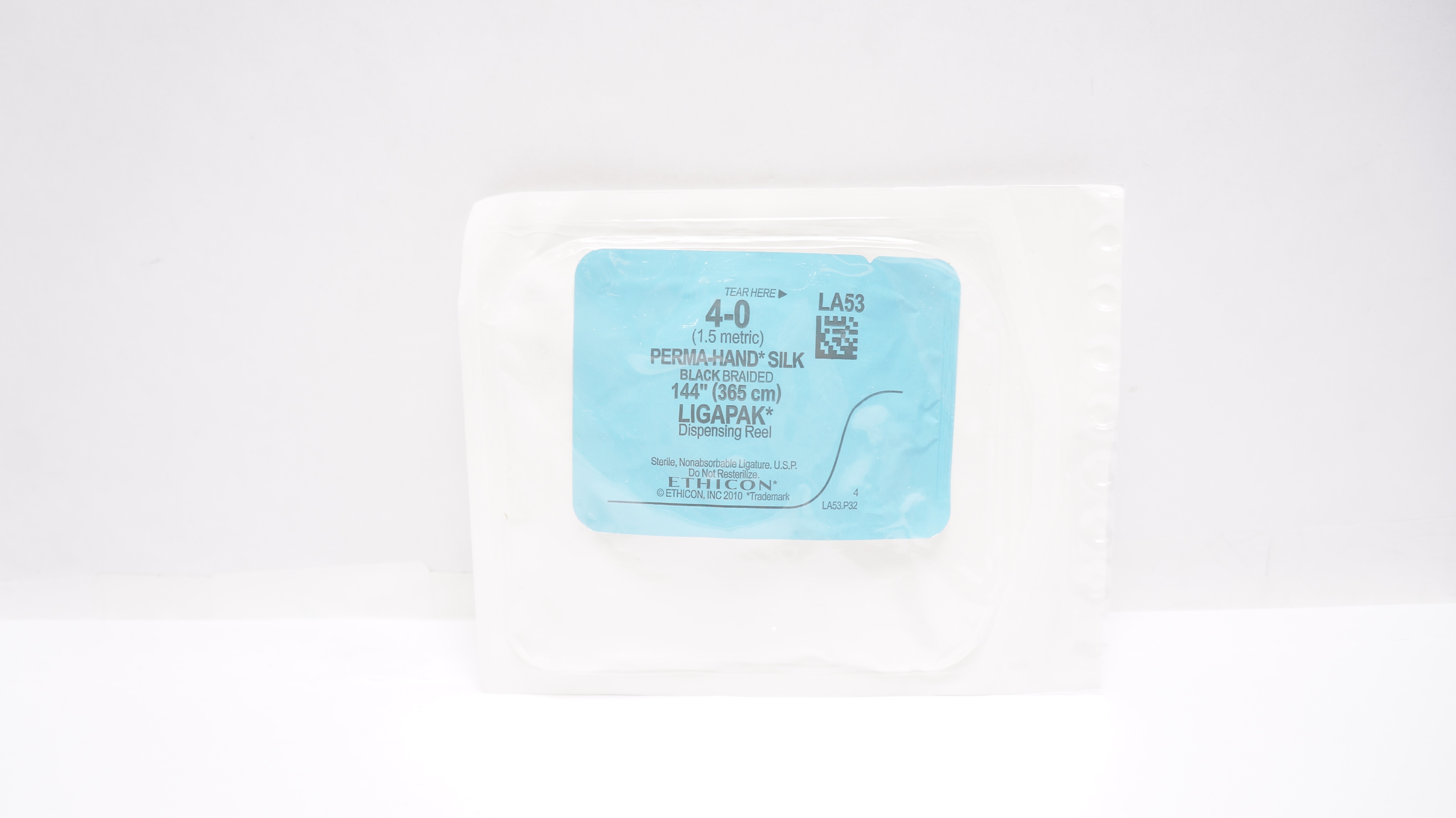 Ethicon LA53 4-0 PERMA-HAND SILK, LIGAPAK Dispensing Reel, 144 inch (x)