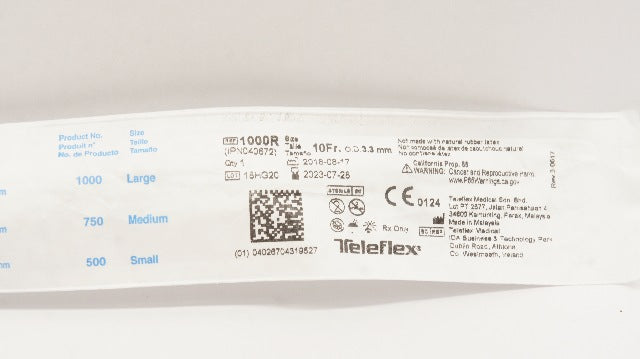 Teleflex 1000R Slick Stylet Disposable Endotracheal Stylet 10Fr. x 3.3mm O.D.(x)